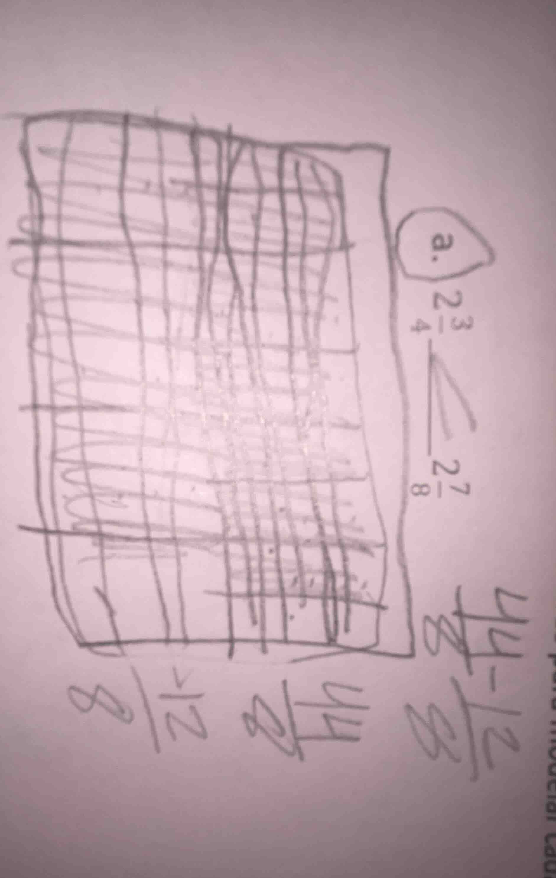 a. $2\\frac{3}{4}$ $2\\frac{7}{8}$