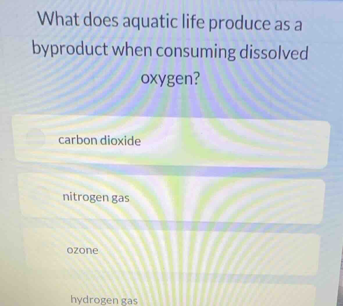 what does aquatic life produce as a byproduct when consuming dissolved …