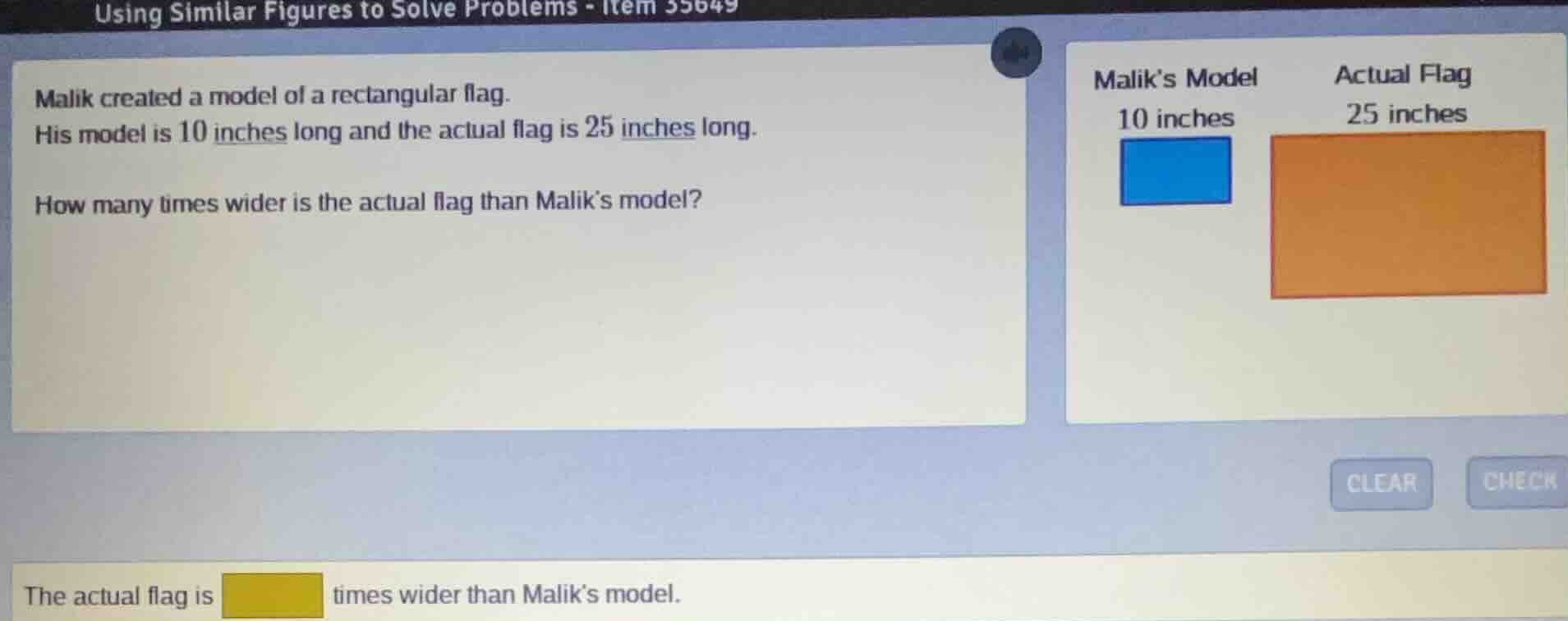 using similar figures to solve problems - item 35649 malik created a mo…