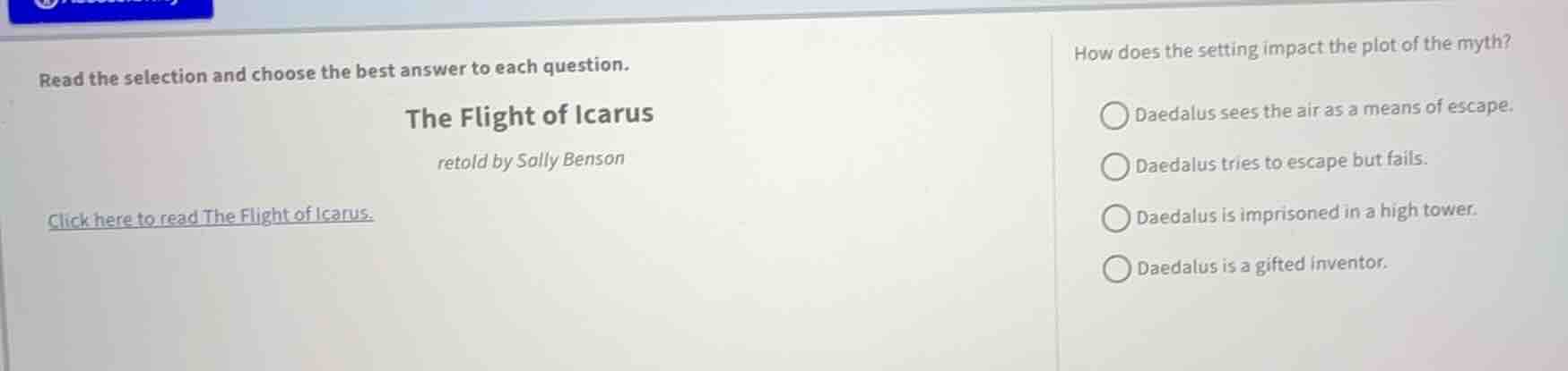 read the selection and choose the best answer to each question. the fli…