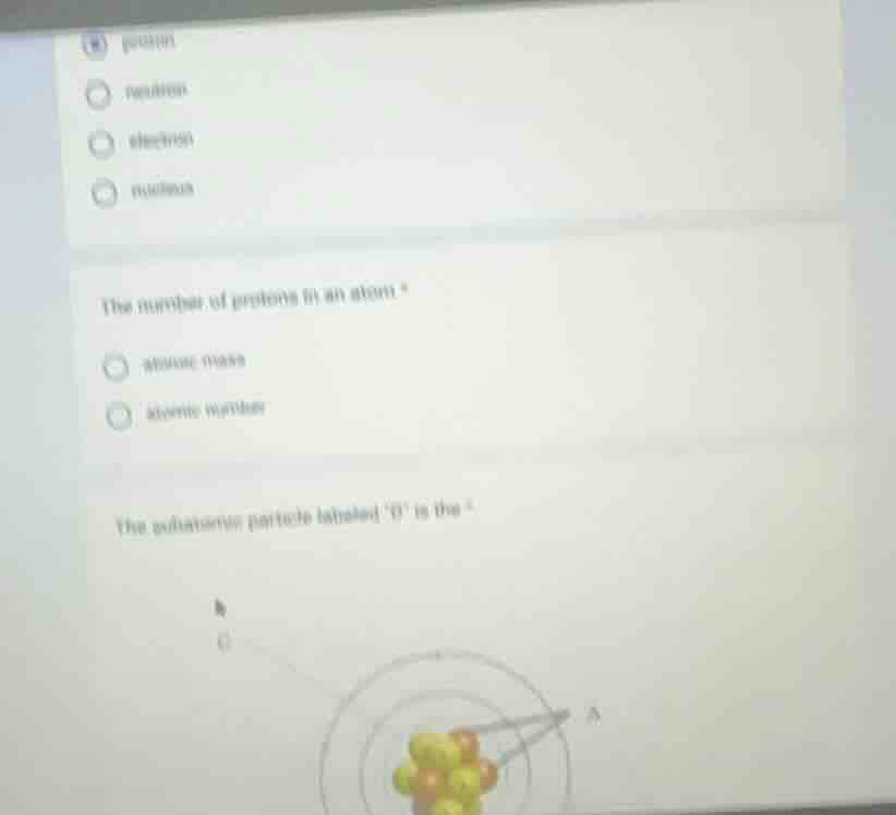 proton neutron electron nucleus the number of protons in an atom is ato…