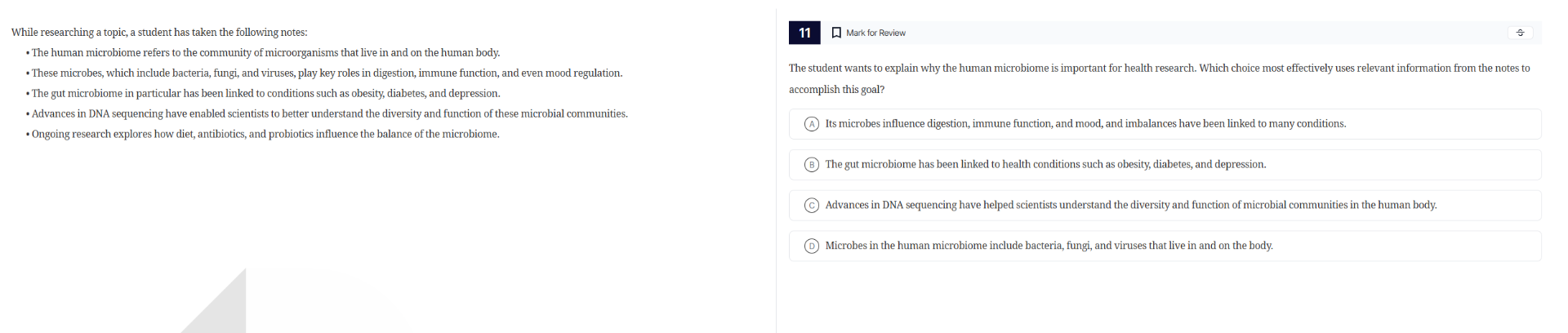 while researching a topic, a student has taken the following notes: - t…
