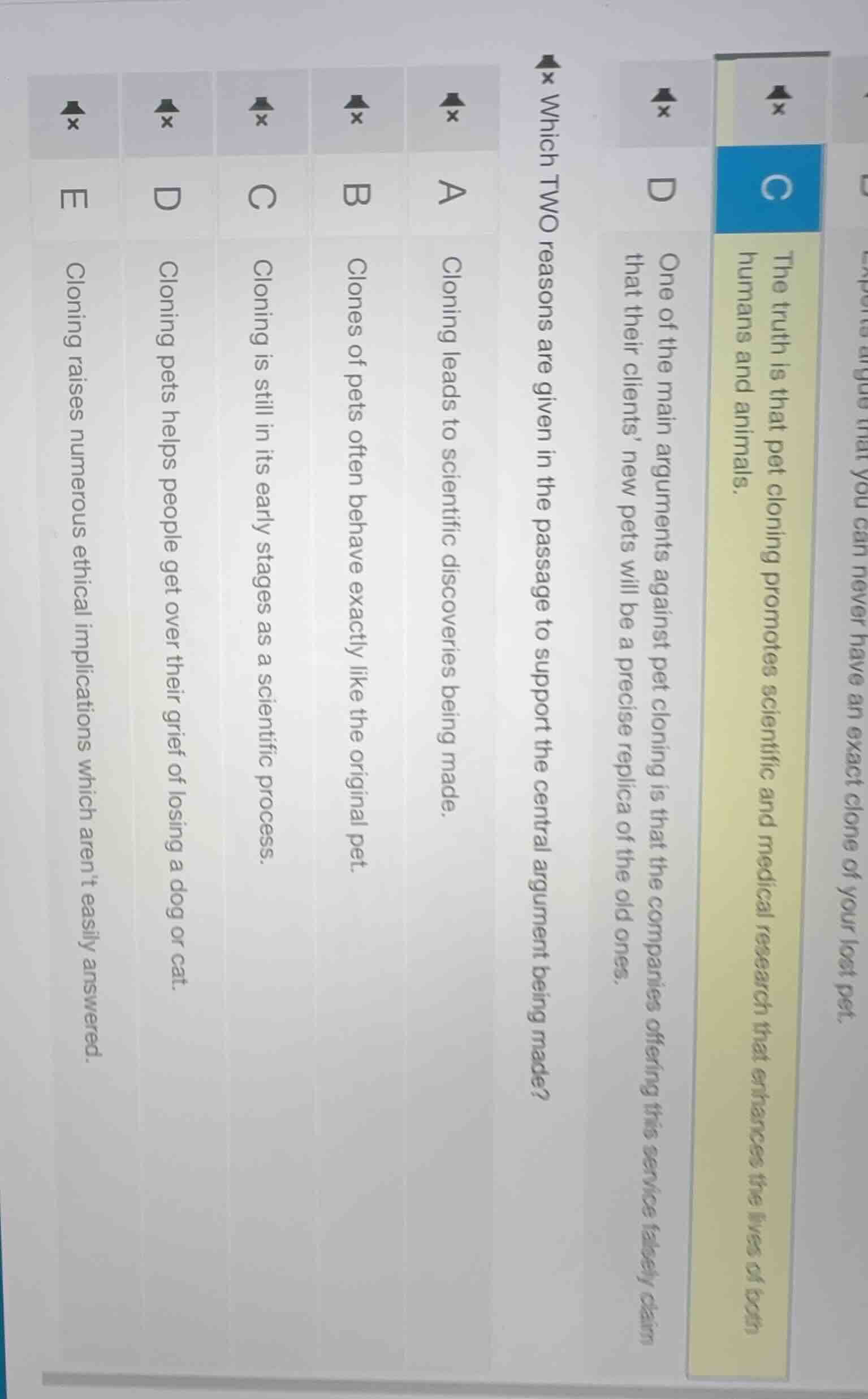 which two reasons are given in the passage to support the central argum…