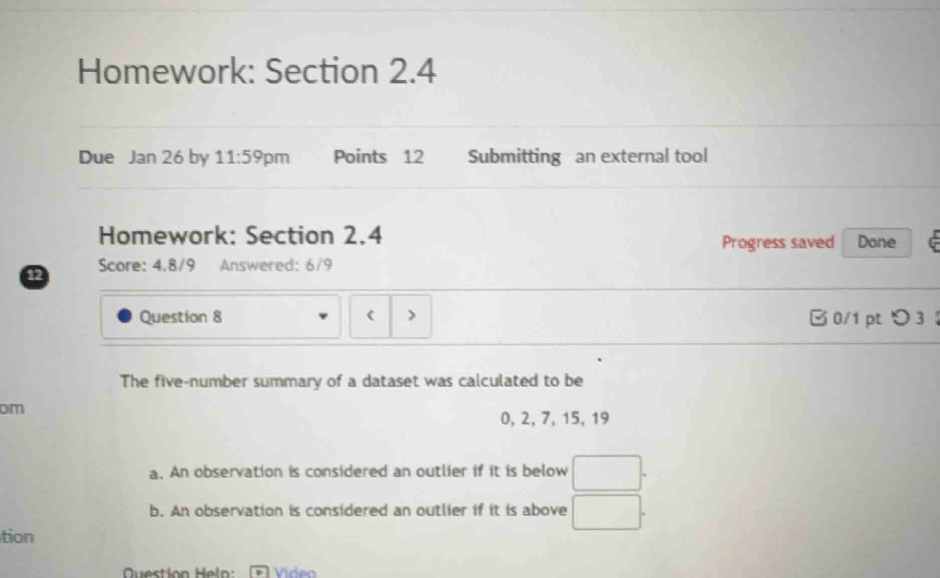 homework: section 2.4 due jan 26 by 11:59pm points 12 submitting an ext…