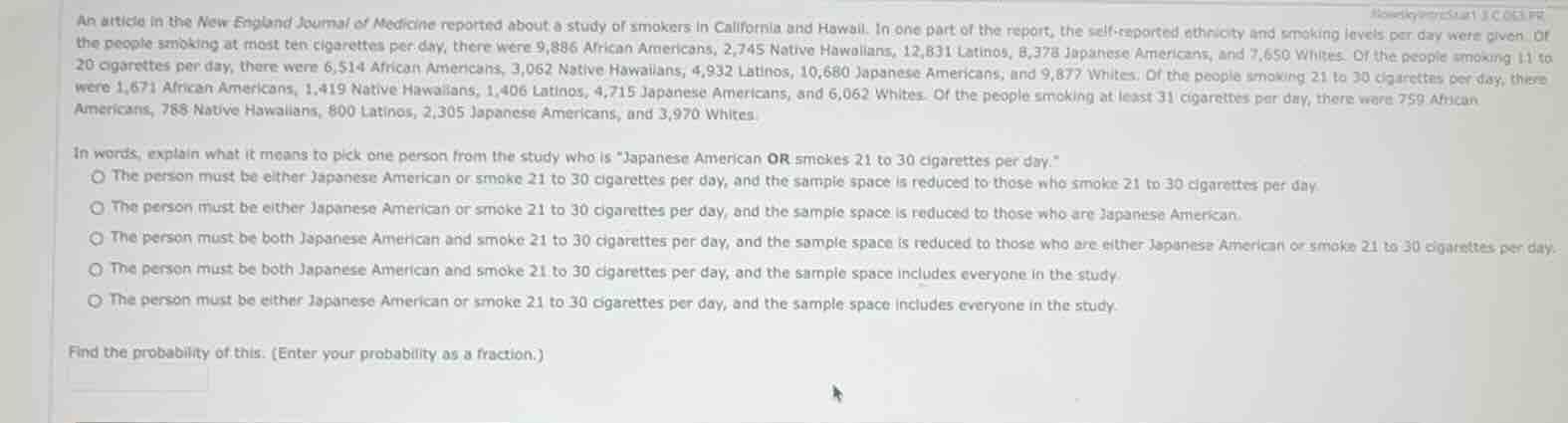 an article in the new england journal of medicine reported about a stud…