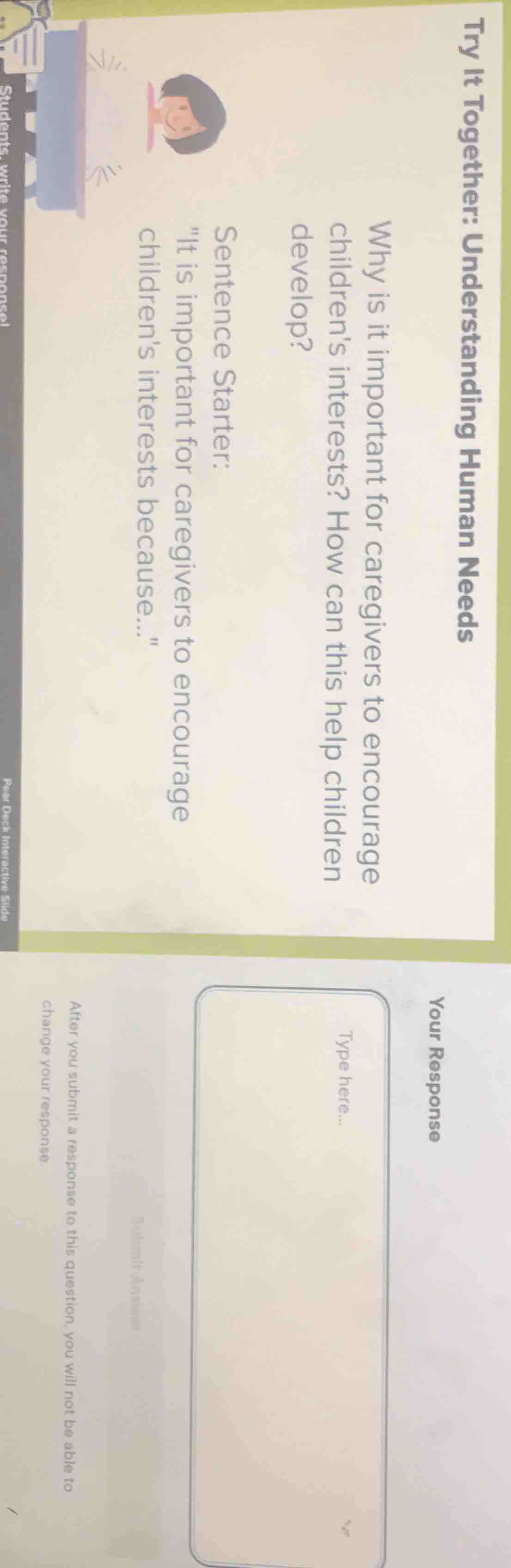 try it together: understanding human needs why is it important for care…