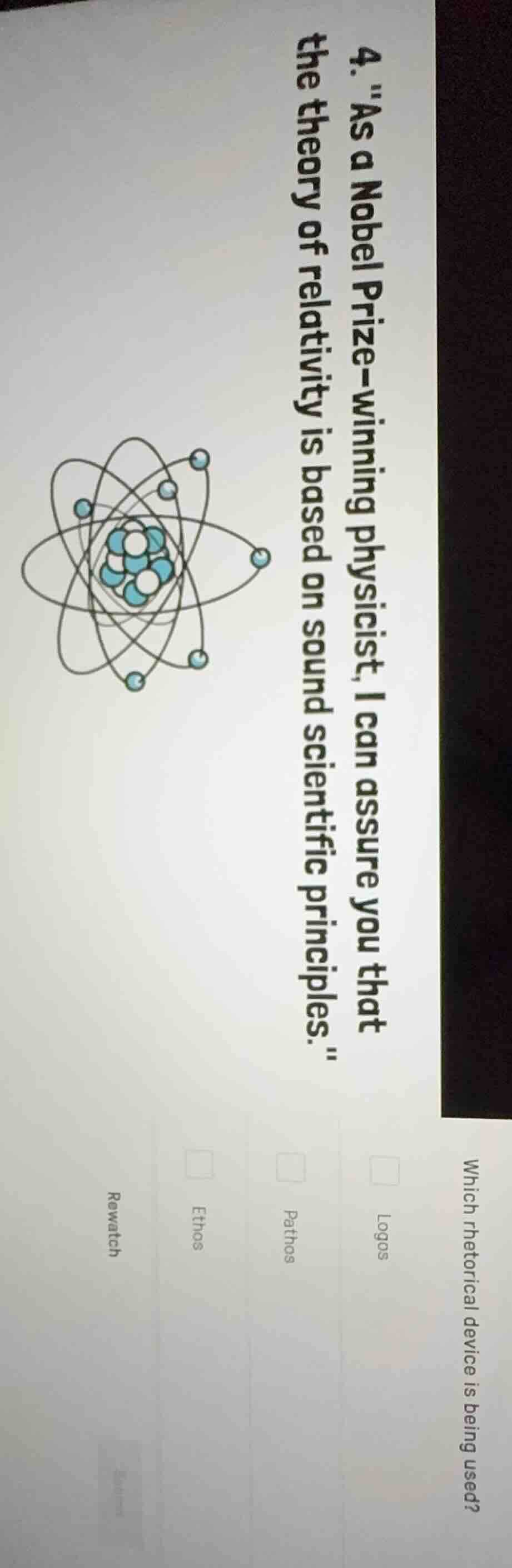 4. \as a nobel prize - winning physicist, i can assure you that the the…
