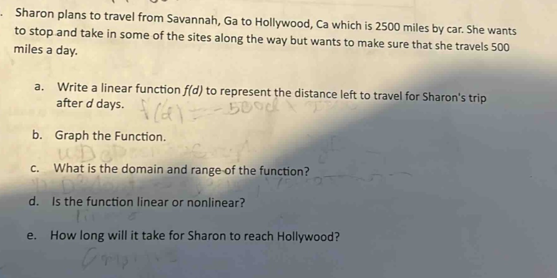 sharon plans to travel from savannah, ga to hollywood, ca which is 2500…