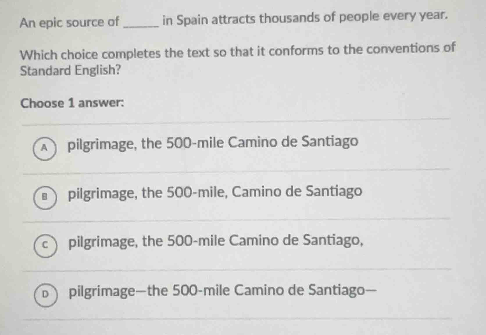 an epic source of ______ in spain attracts thousands of people every ye…