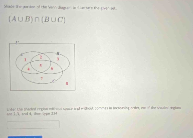 shade the portion of the venn diagram to illustrate the given set. $(ac…