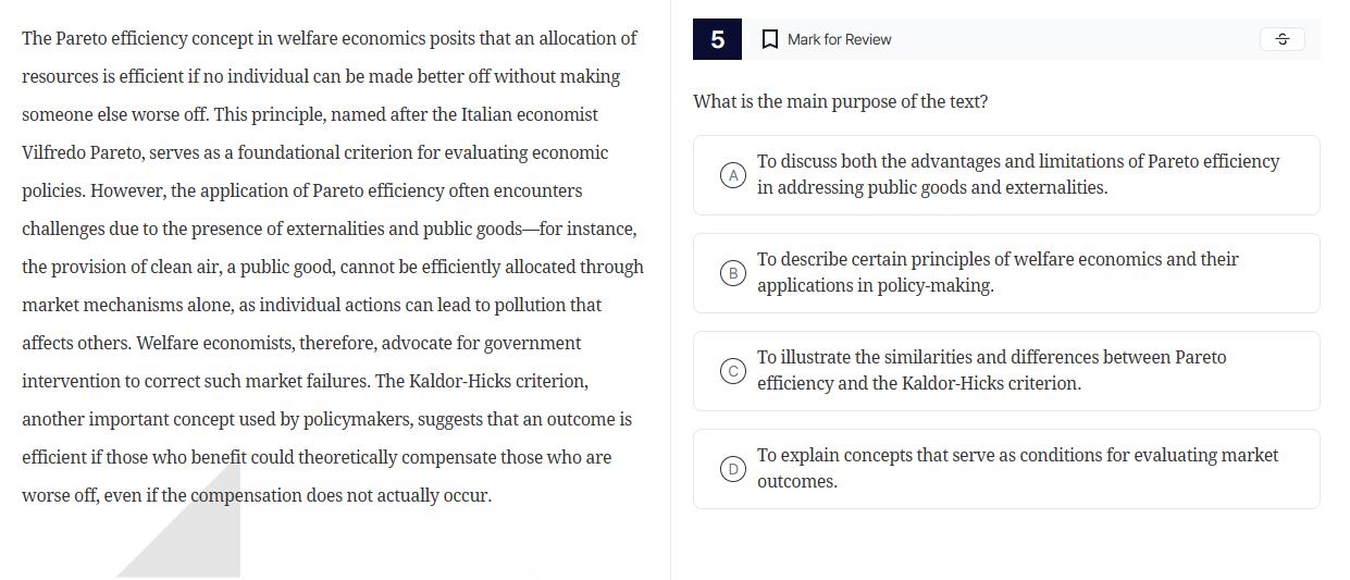 the pareto efficiency concept in welfare economics posits that an alloc…
