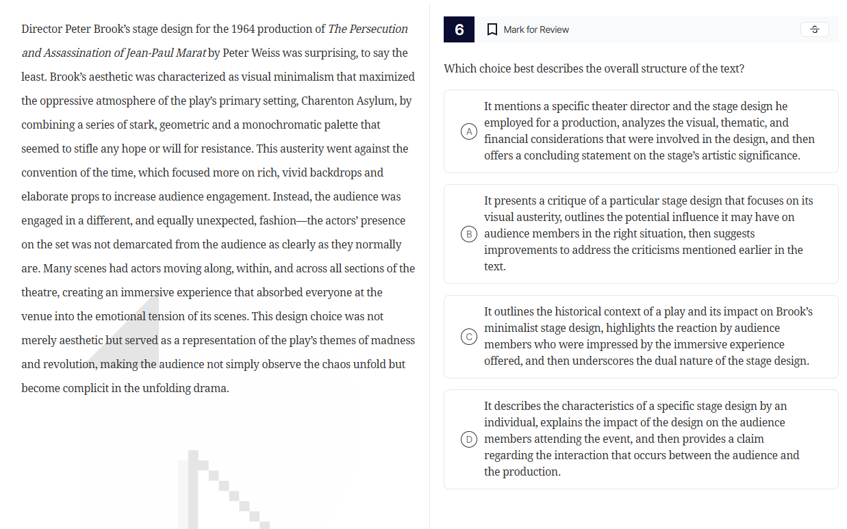 director peter brooks stage design for the 1964 production of the perse…