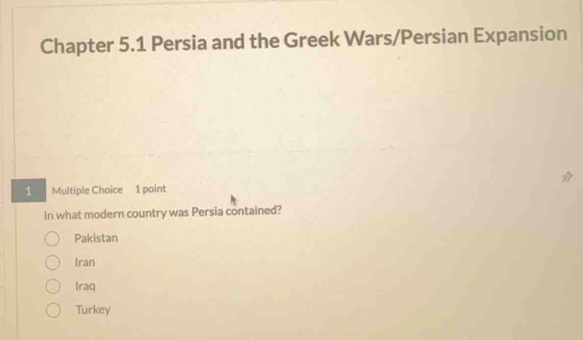 chapter 5.1 persia and the greek wars/persian expansion 1 multiple choi…