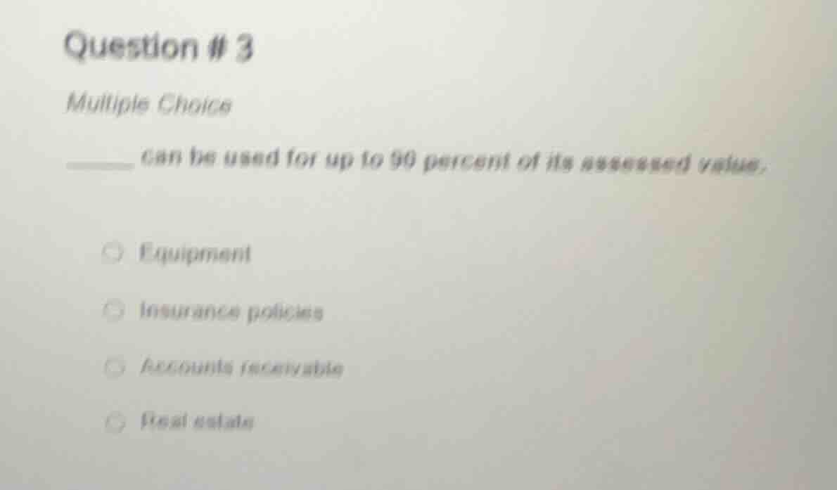question # 3 multiple choice _____ can be used for up to 90 percent of …