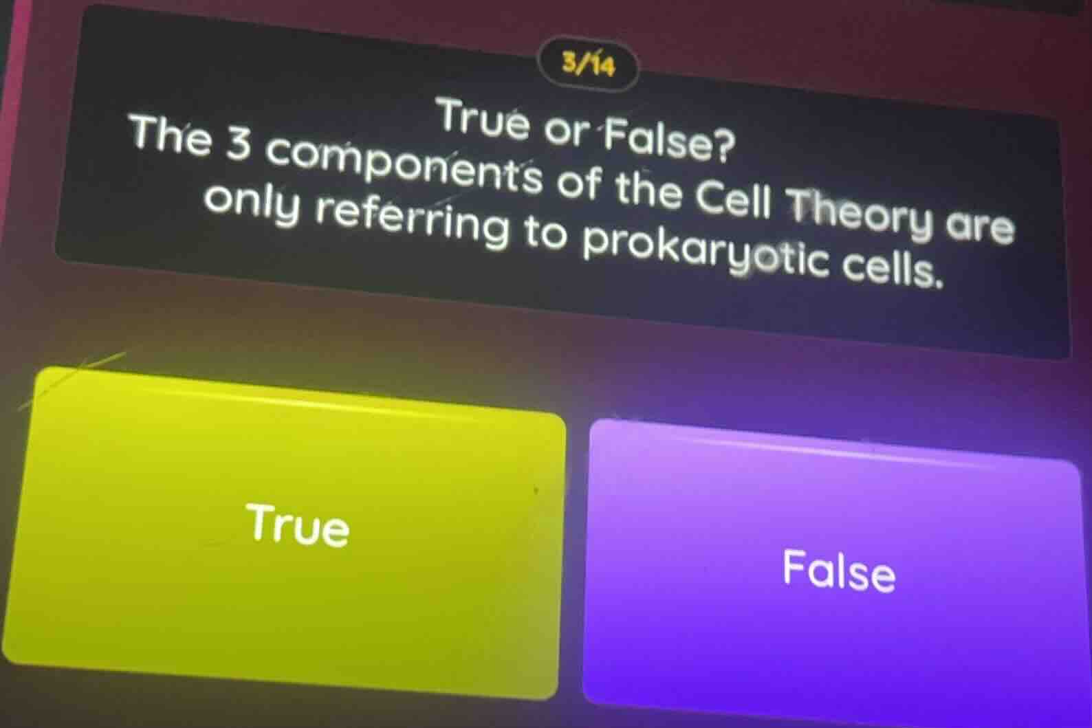true or false? the 3 components of the cell theory are only referring t…
