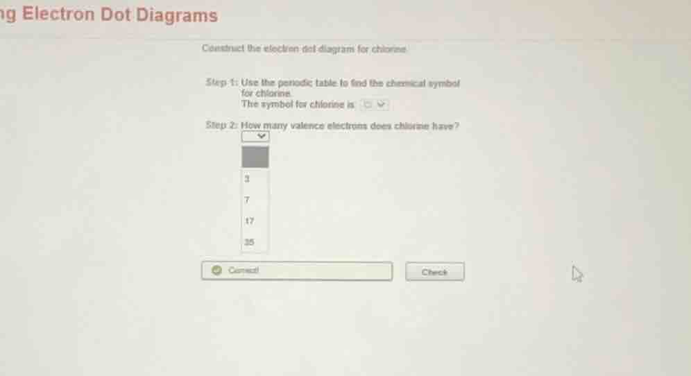 ng electron dot diagrams construct the electron dot diagrams for chlori…