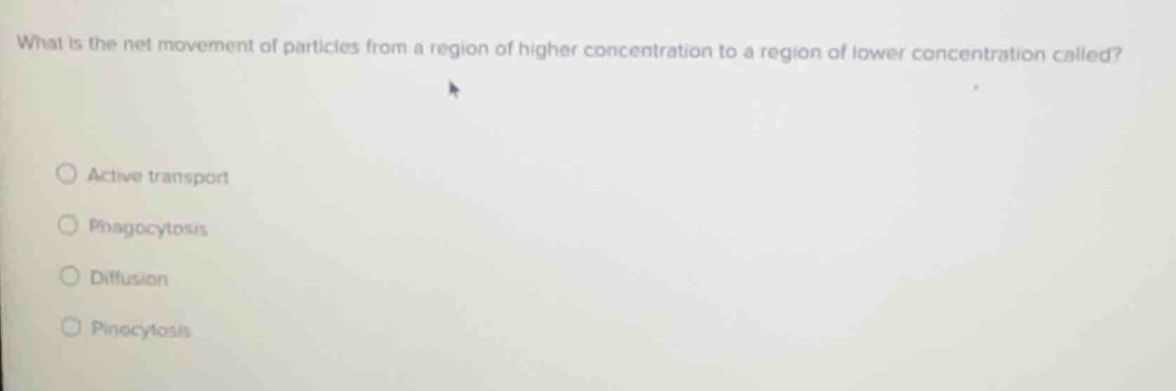 what is the net movement of particles from a region of higher concentra…