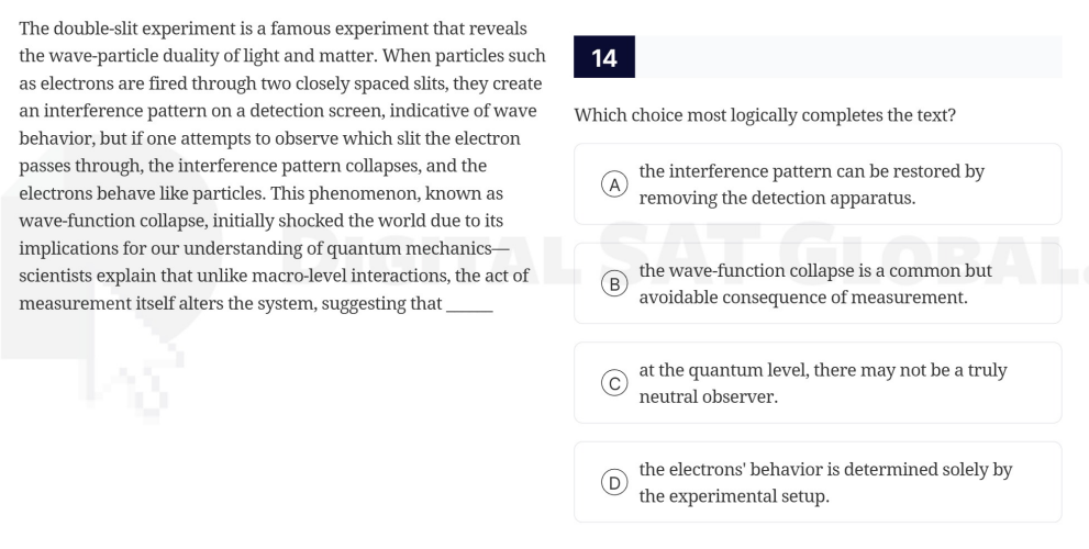 the double - slit experiment is a famous experiment that reveals the wa…