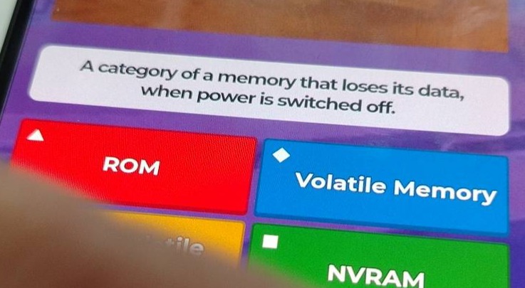 a category of a memory that loses its data, when power is switched off.…
