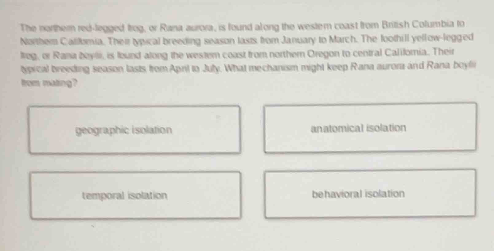 the northern red - legged frog, or rana aurora, is found along the west…