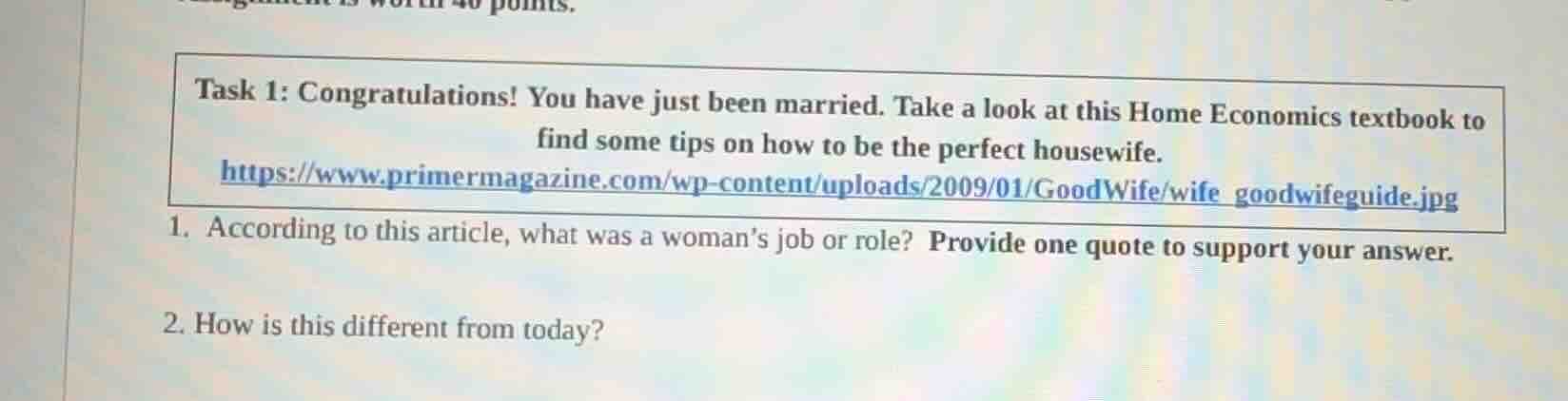 task 1: congratulations! you have just been married. take a look at thi…