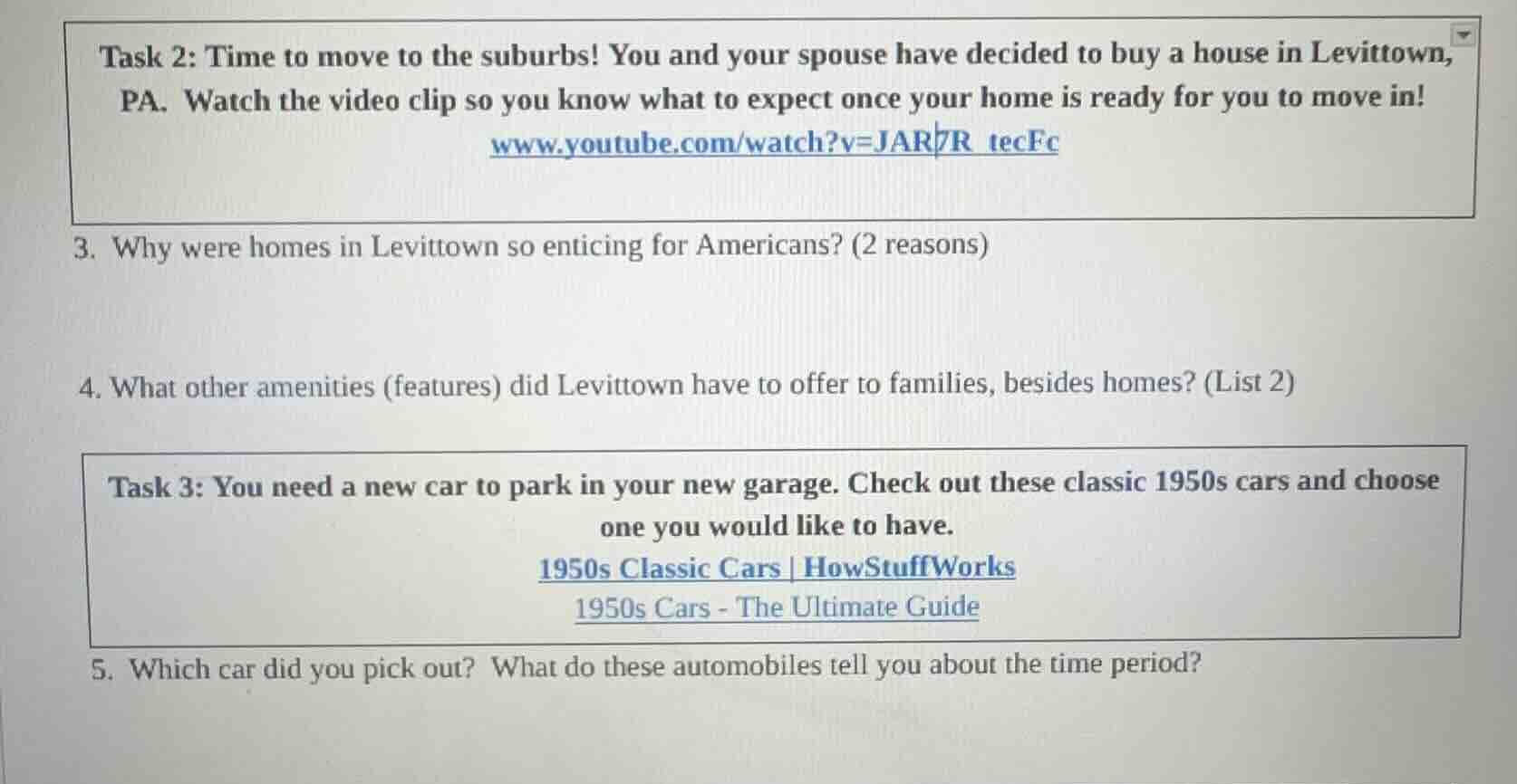 task 2: time to move to the suburbs! you and your spouse have decided t…