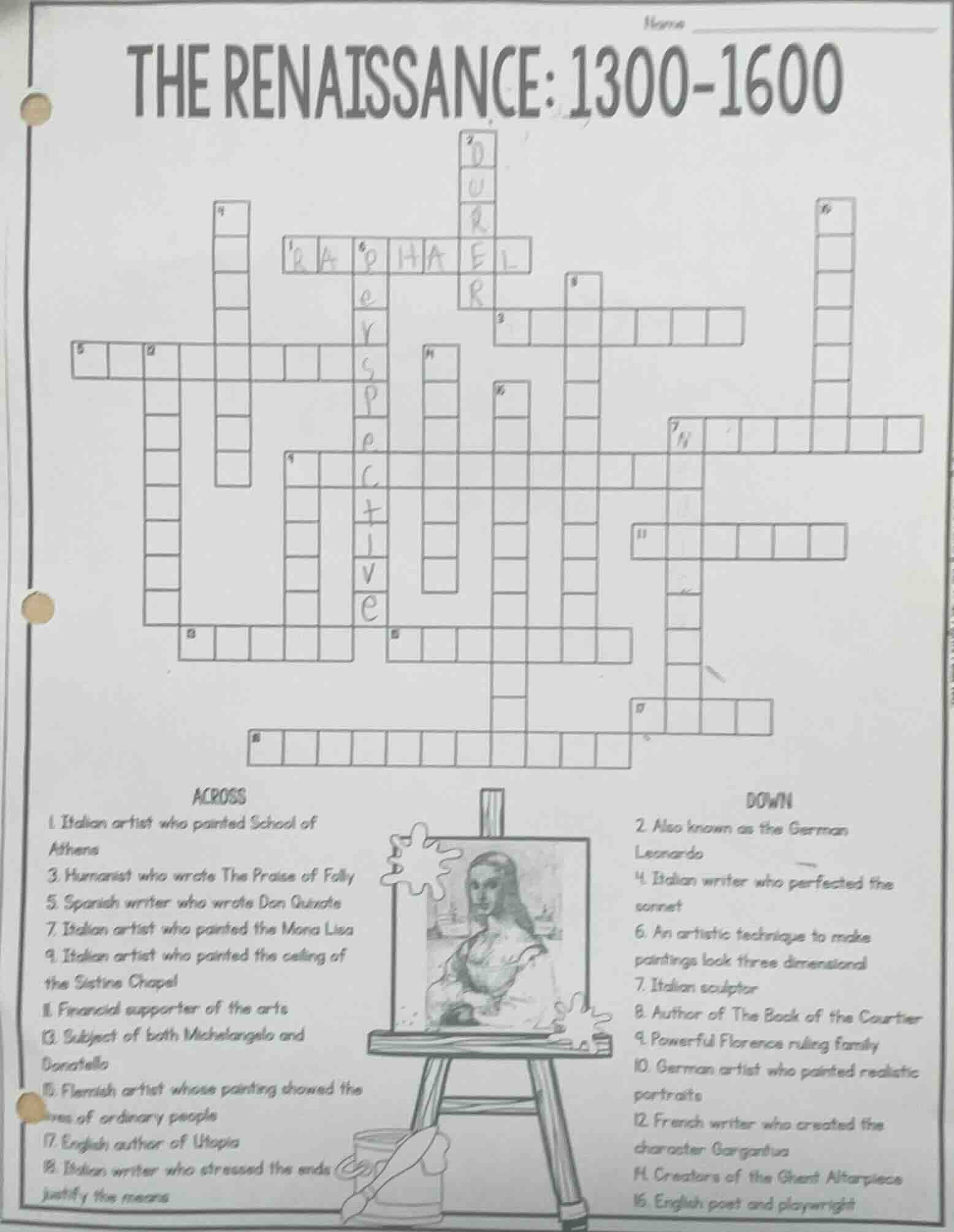 the renaissance: 1300-1600 across 1. italian artist who painted school …