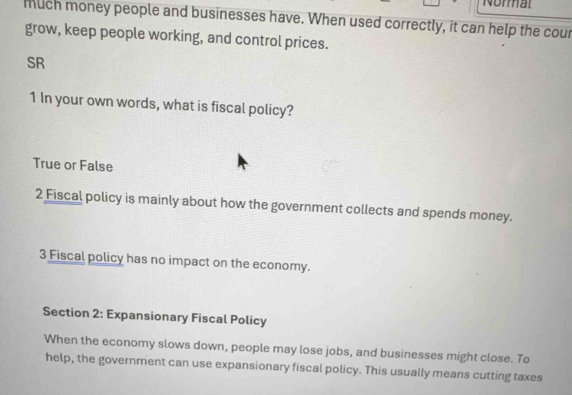 much money people and businesses have. when used correctly, it can help…