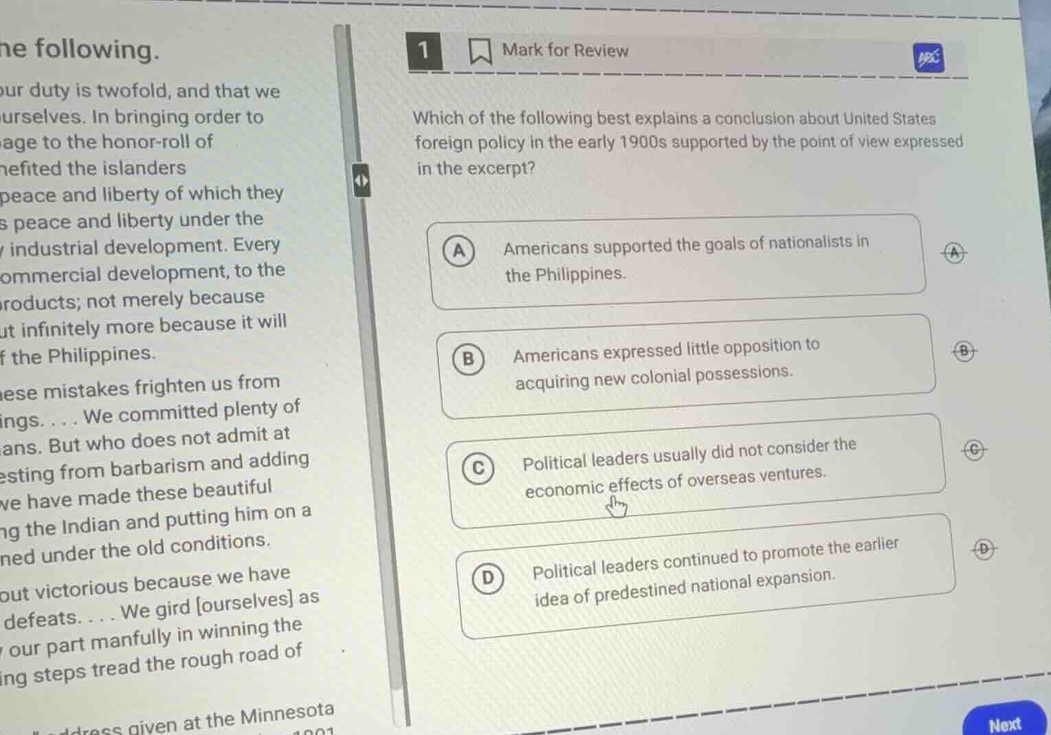 which of the following best explains a conclusion about united states f…