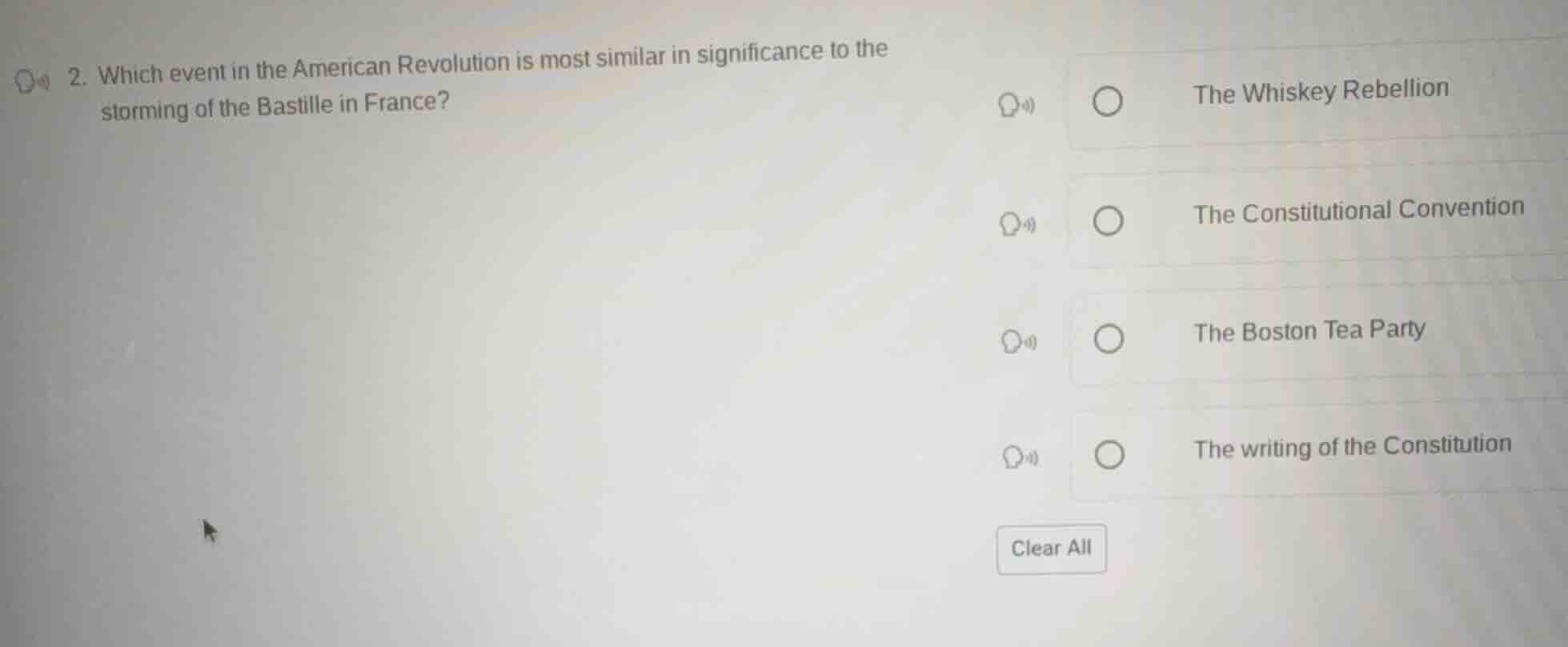 2. which event in the american revolution is most similar in significan…