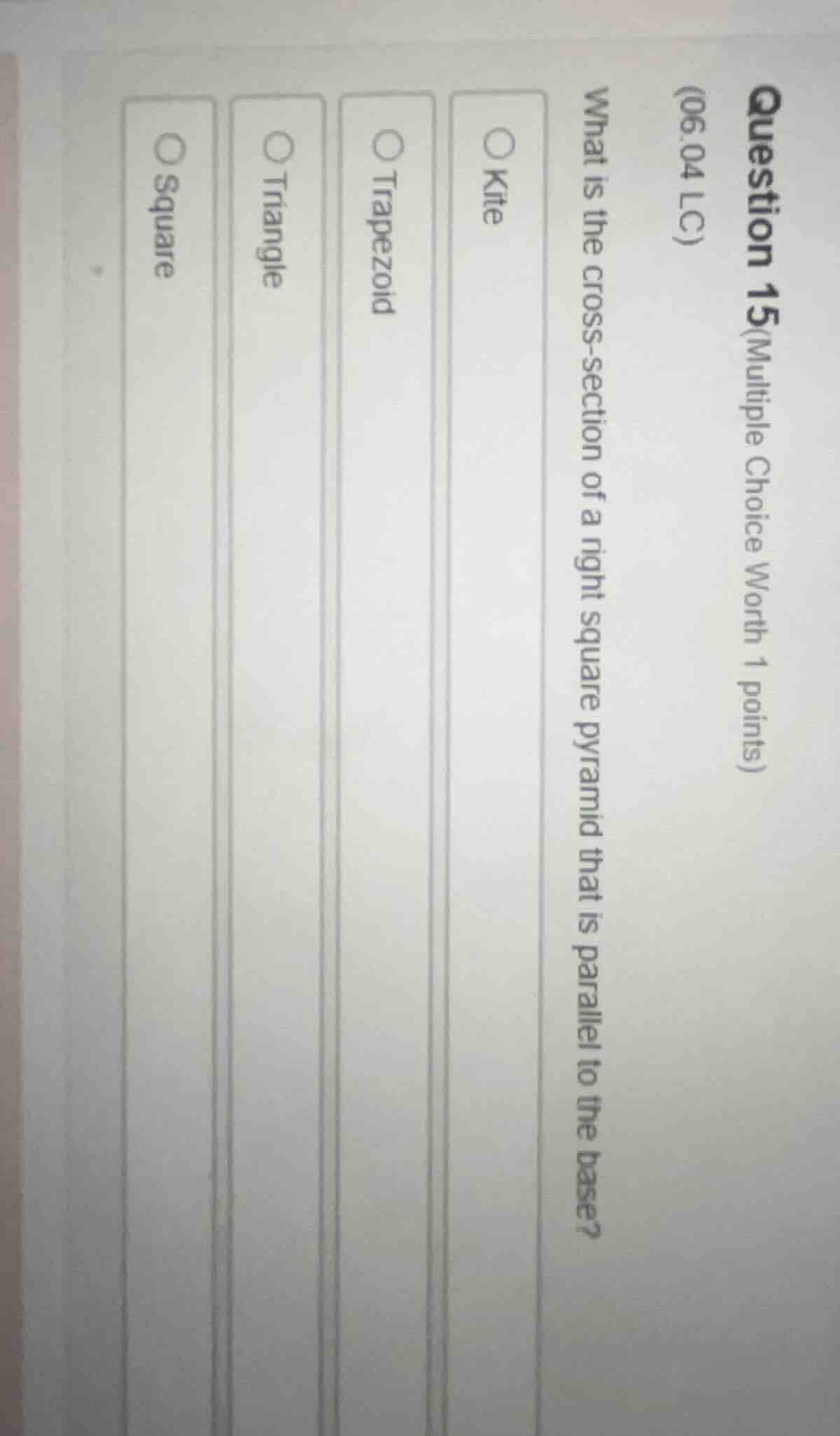 question 15(multiple choice worth 1 points) (06.04 lc) what is the cros…