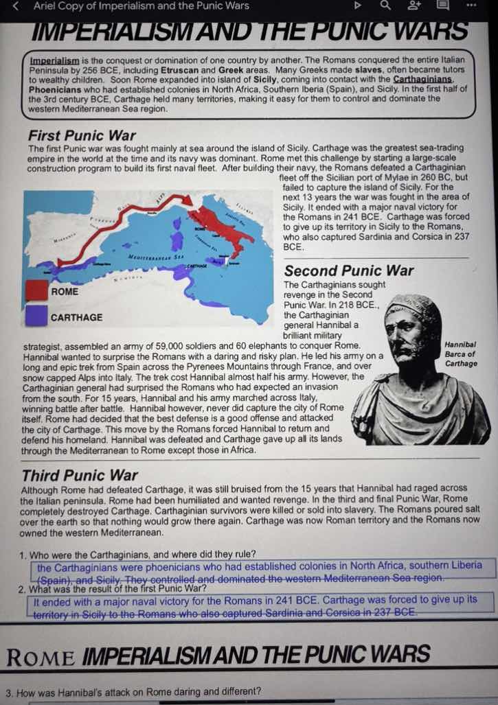 imperialism and the punic wars imperialism is the conquest or dominatio…