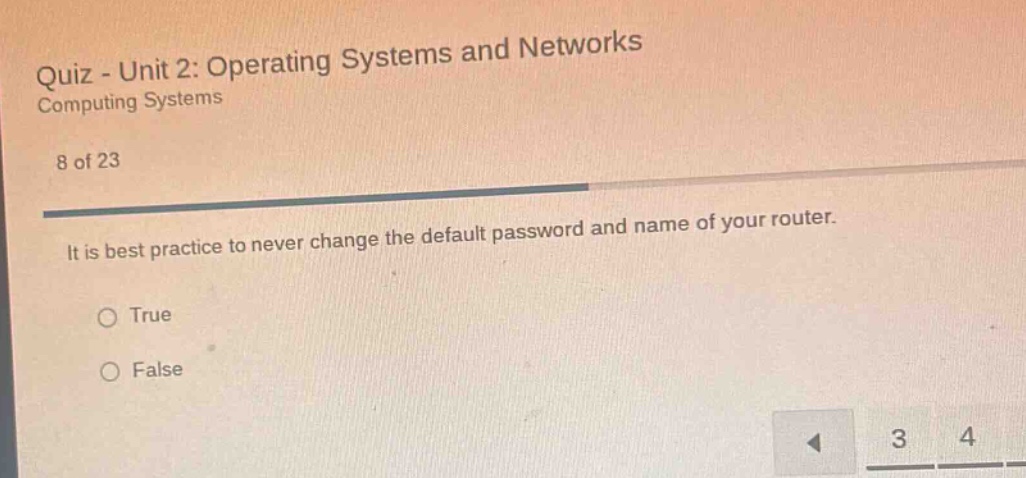 quiz - unit 2: operating systems and networks computing systems 8 of 23…