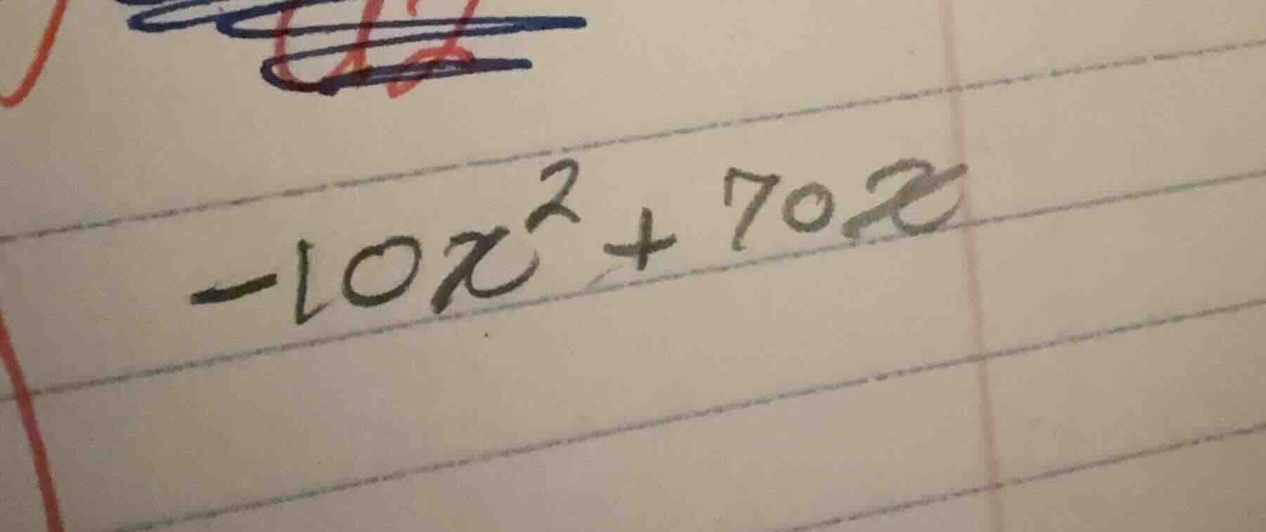-10x² + 70x