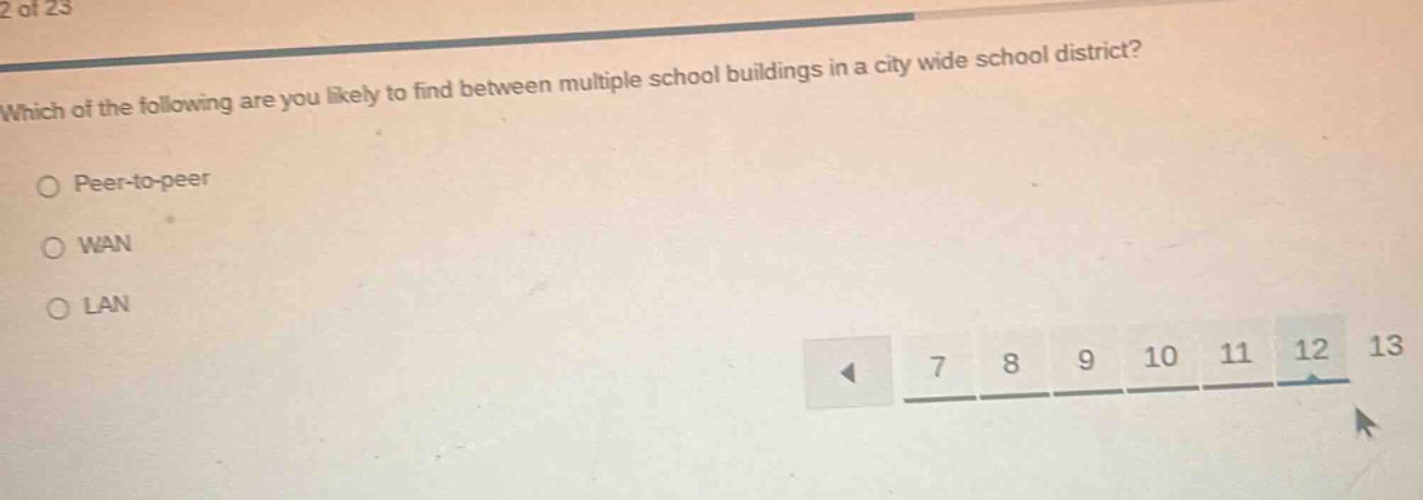 which of the following are you likely to find between multiple school b…