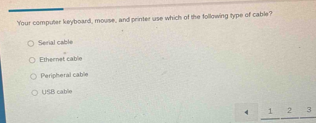 your computer keyboard, mouse, and printer use which of the following t…