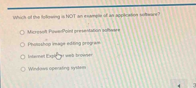 which of the following is not an example of an application software? mi…