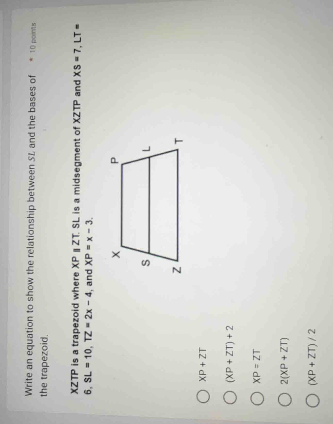 write an equation to show the relationship between ( sl ) and the bases…
