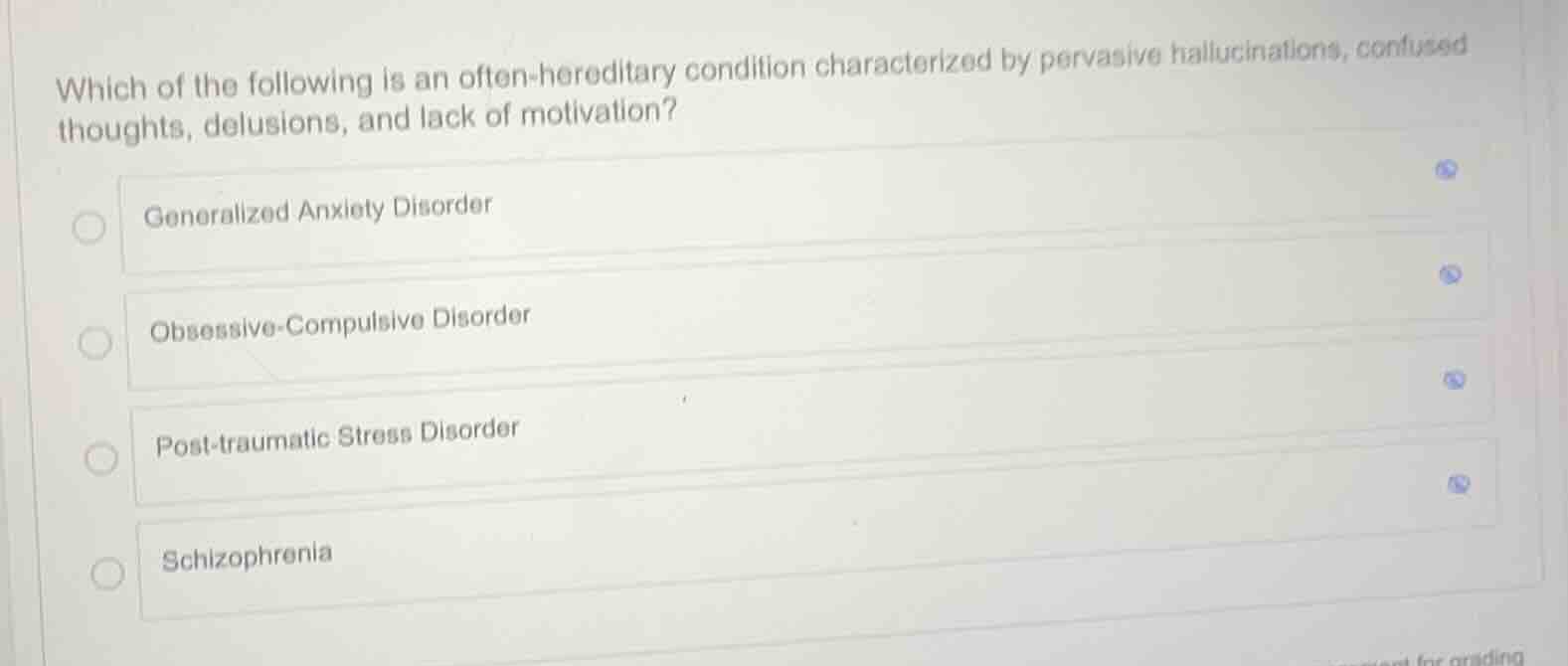 which of the following is an often - hereditary condition characterized…