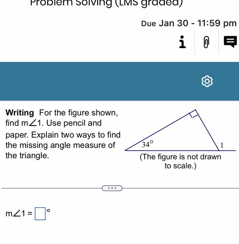 problem solving (lms graded) due jan 30 - 11:59 pm writing for the figu…