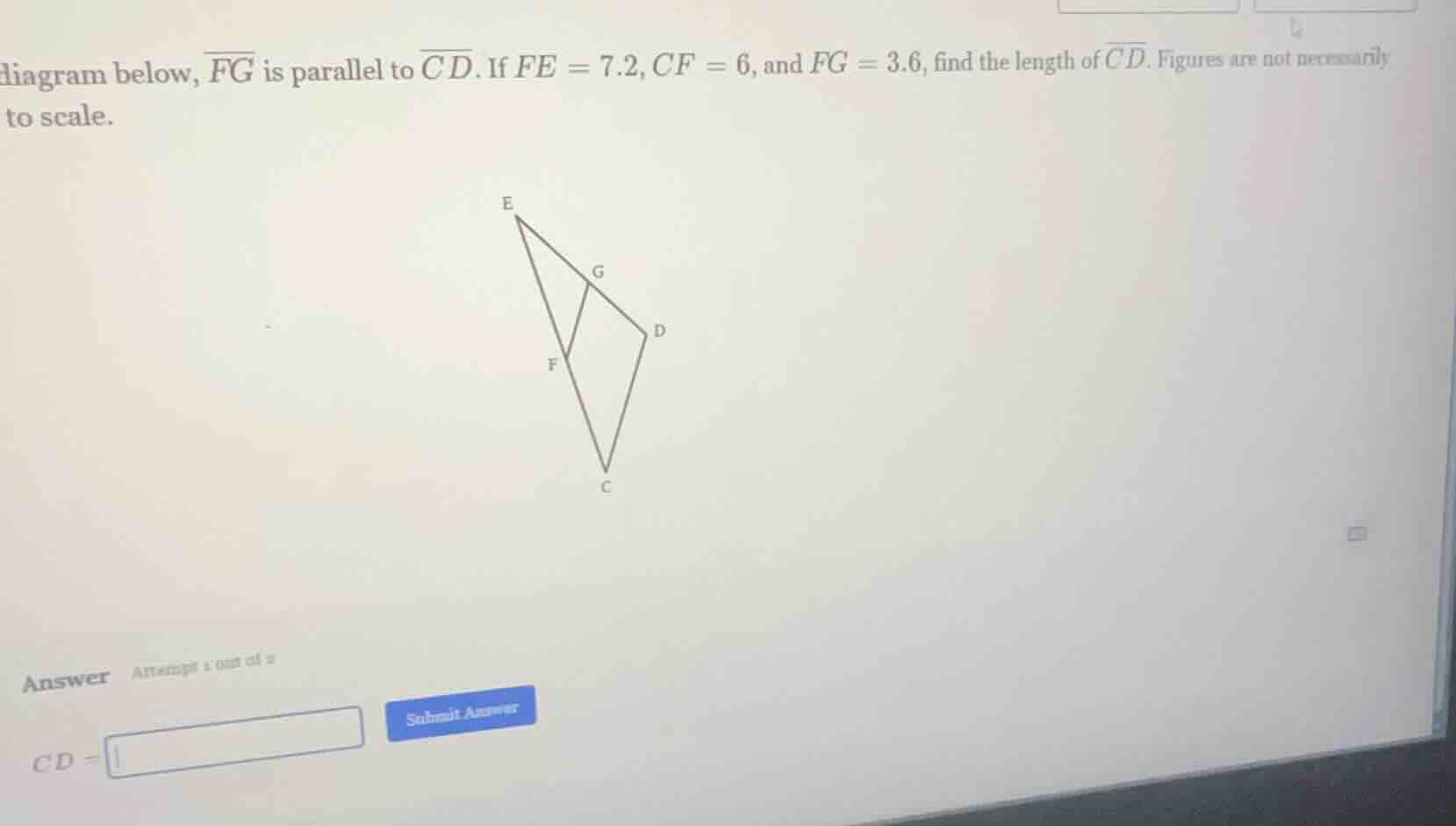 diagram below, \\(\\overline{fg}\\) is parallel to \\(\\overline{cd}\\)…