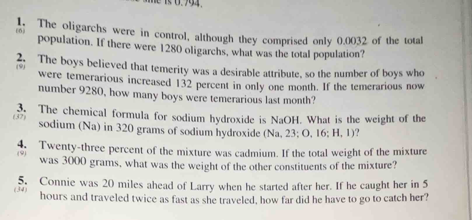 1. the oligarchs were in control, although they comprised only 0.0032 o…