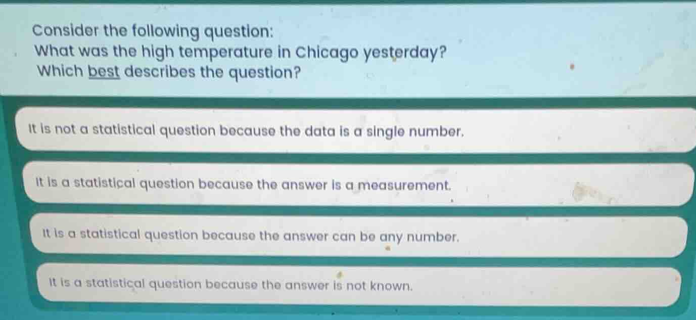 consider the following question: what was the high temperature in chica…