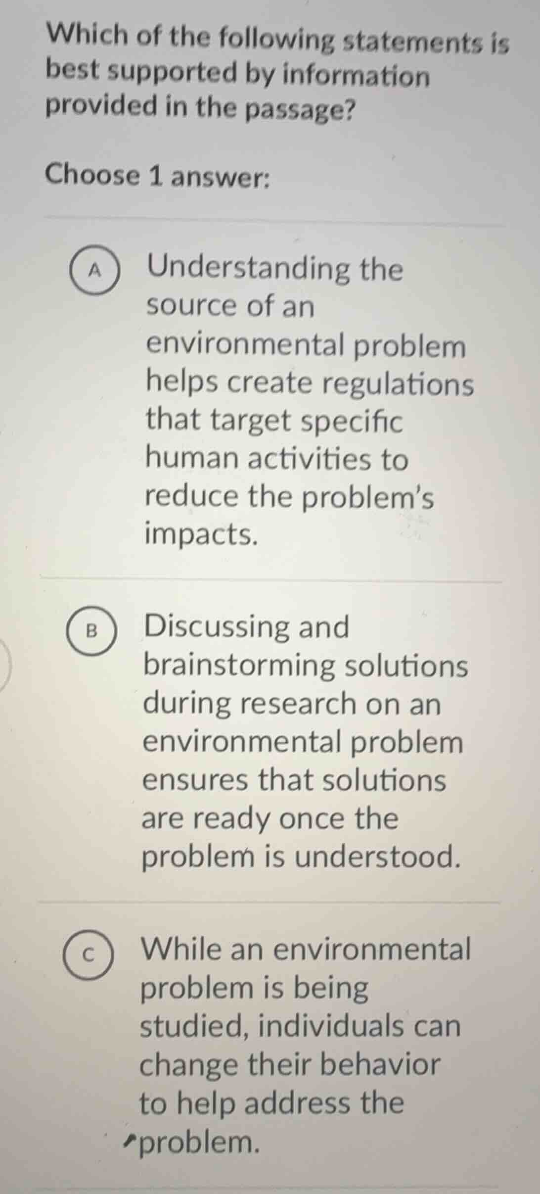 which of the following statements is best supported by information prov…