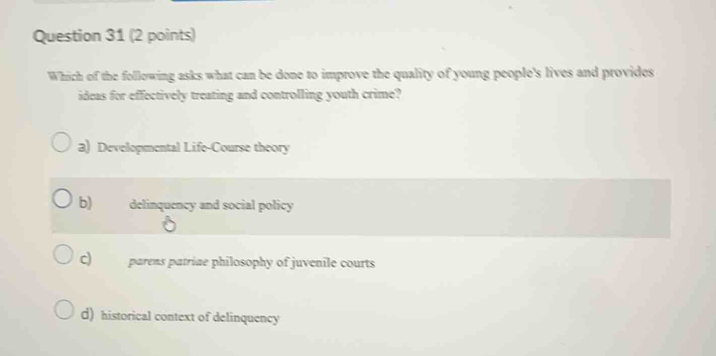 question 31 (2 points) which of the following asks what can be done to …