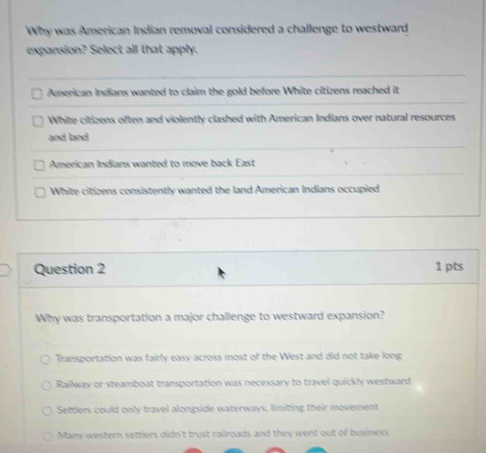 why was american indian removal considered a challenge to westward expa…