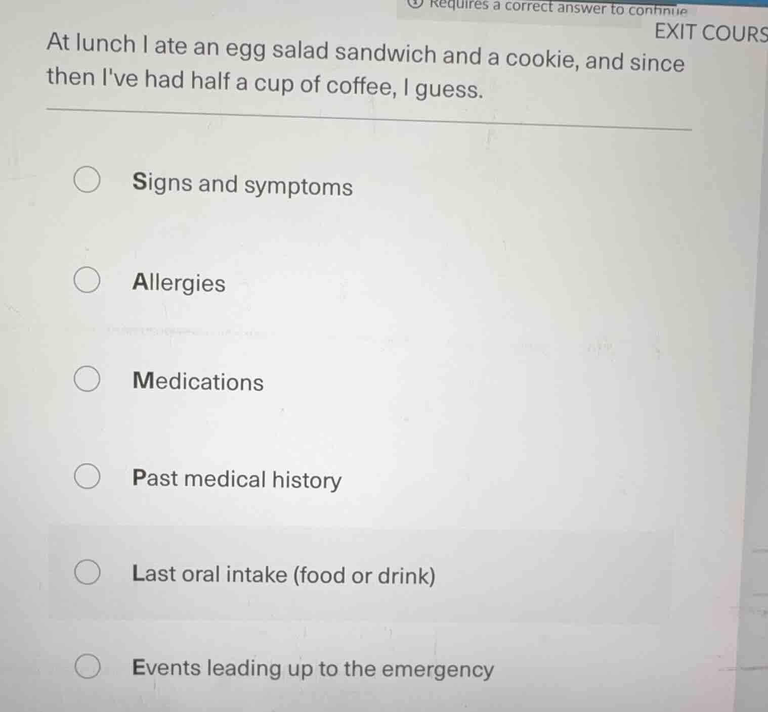 at lunch i ate an egg salad sandwich and a cookie, and since then ive h…