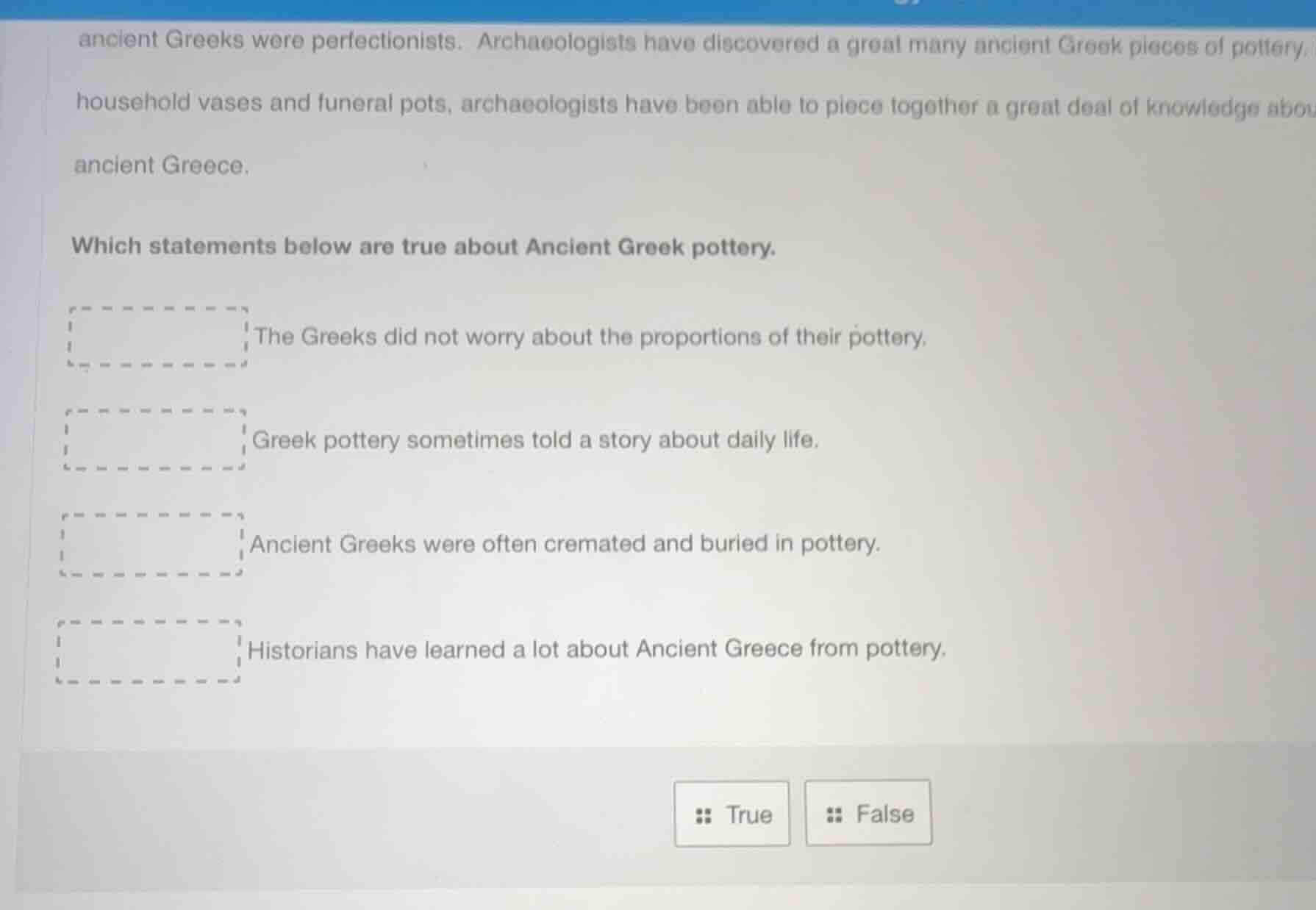 ancient greeks were perfectionists. archaeologists have discovered a gr…