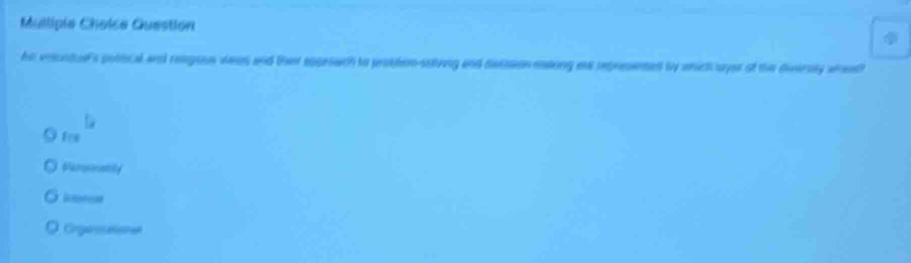 multiple choice question an individuals political and religious views a…