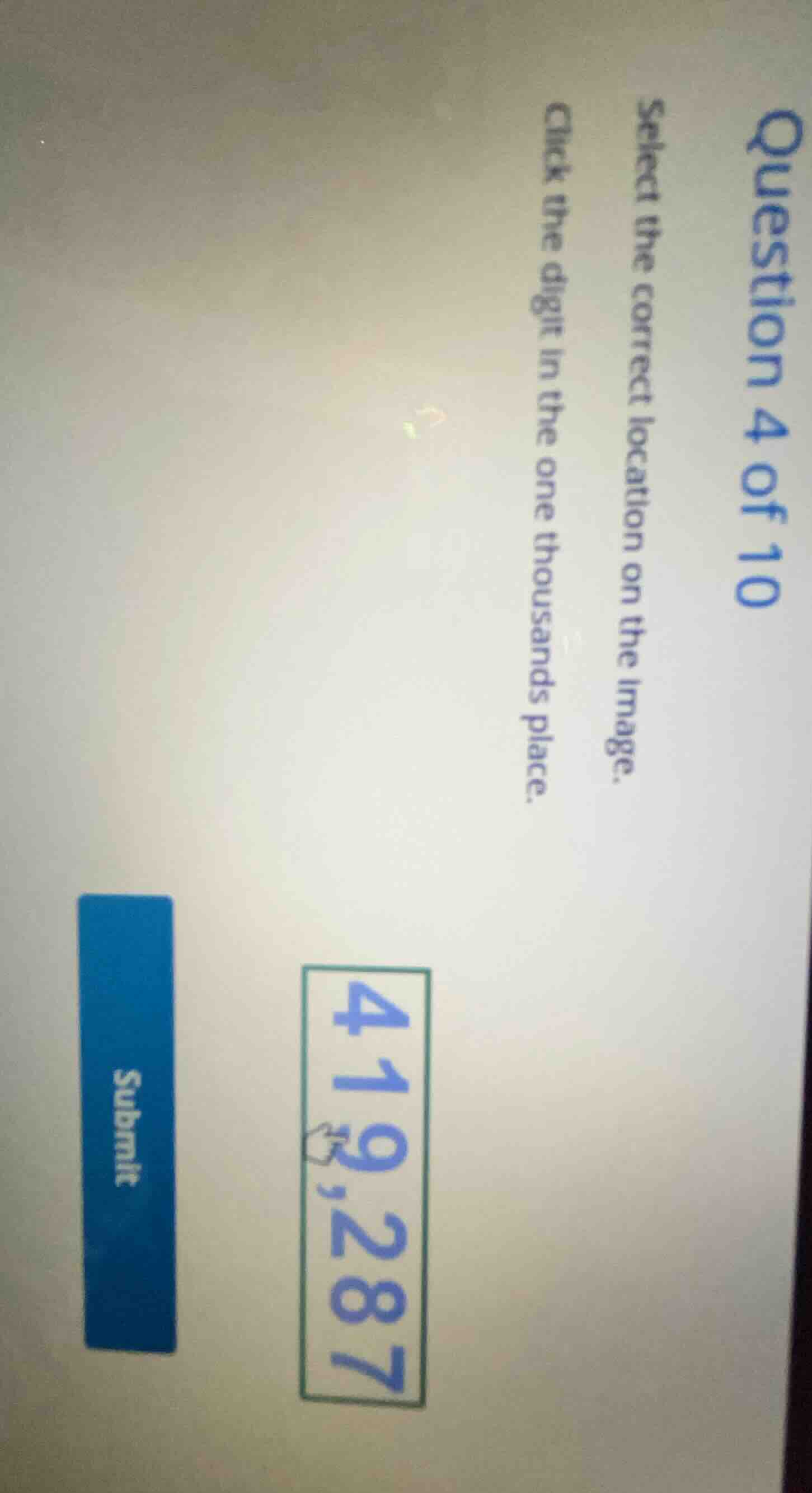 question 4 of 10 select the correct location on the image. click the di…